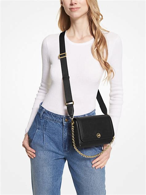 michael kors freya xbody|Freya Small Convertible Pebbled Leather Crossbody .